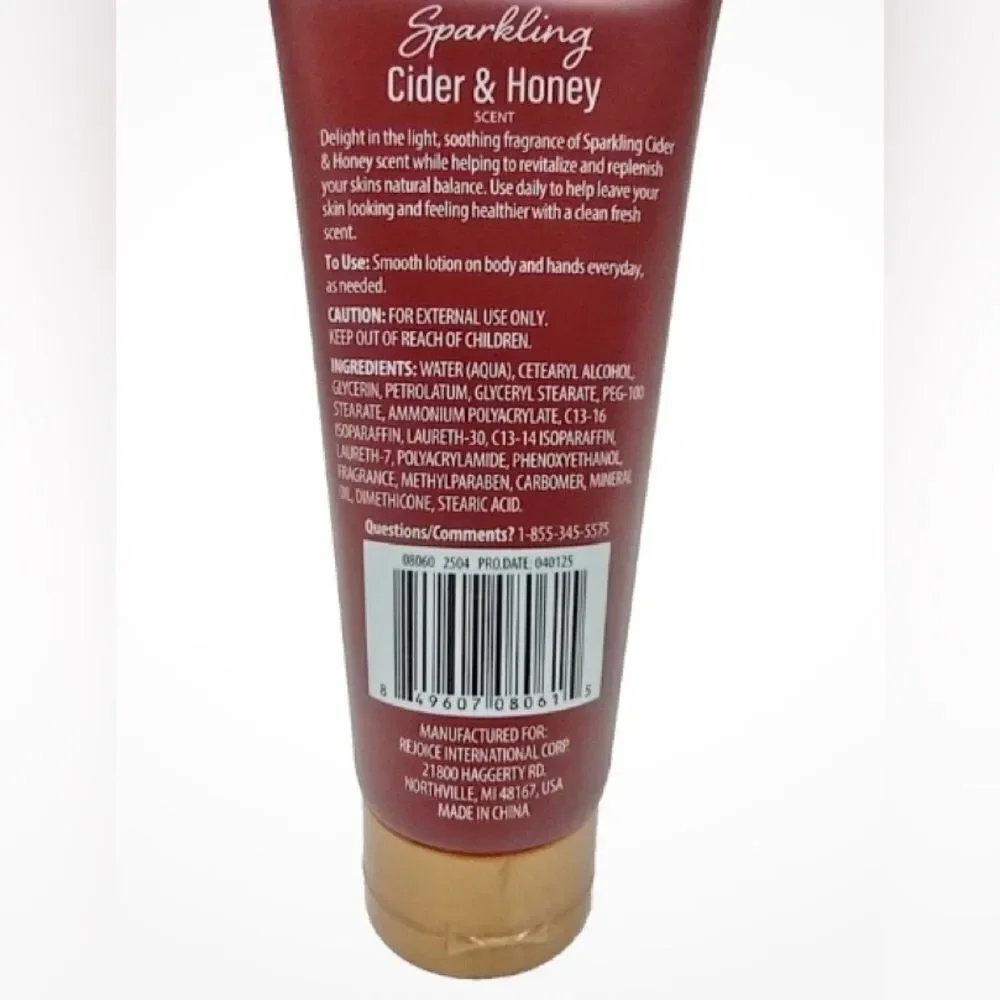 🛍️ (Lot 2) SPARKLING CIDER & HONEY HAND & BODY LOTION 5.5 Oz Each🔥